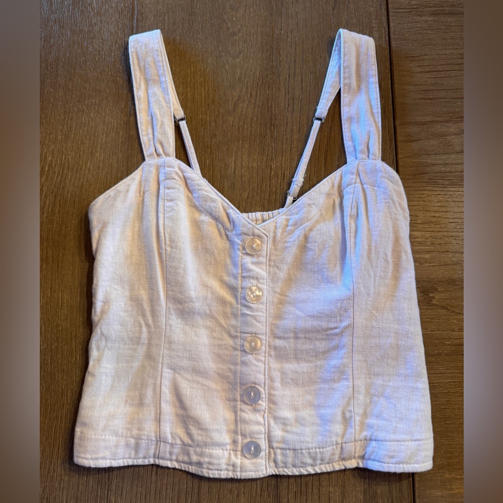 Abercrombie & Fitch white tank